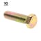 Prime-Line 7/16"-14 Hex Head Cap Screw, Zinc Yellow Steel, 1-1/2 in L, 10 PK 9105523 - alternate 2